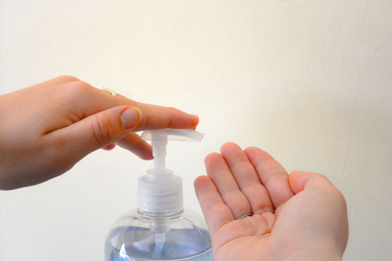 Safeguard hand sanitiser for work